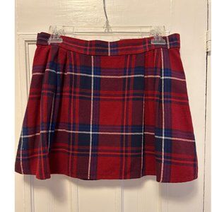 Old Navy Women's Small Red Plaid Skirt